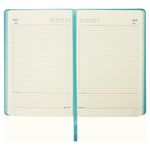 Ежедневник недатированный А5 138х213 мм BRAUBERG "Flex" под кожу, гибкий, 136 л., оранжевый, 111682