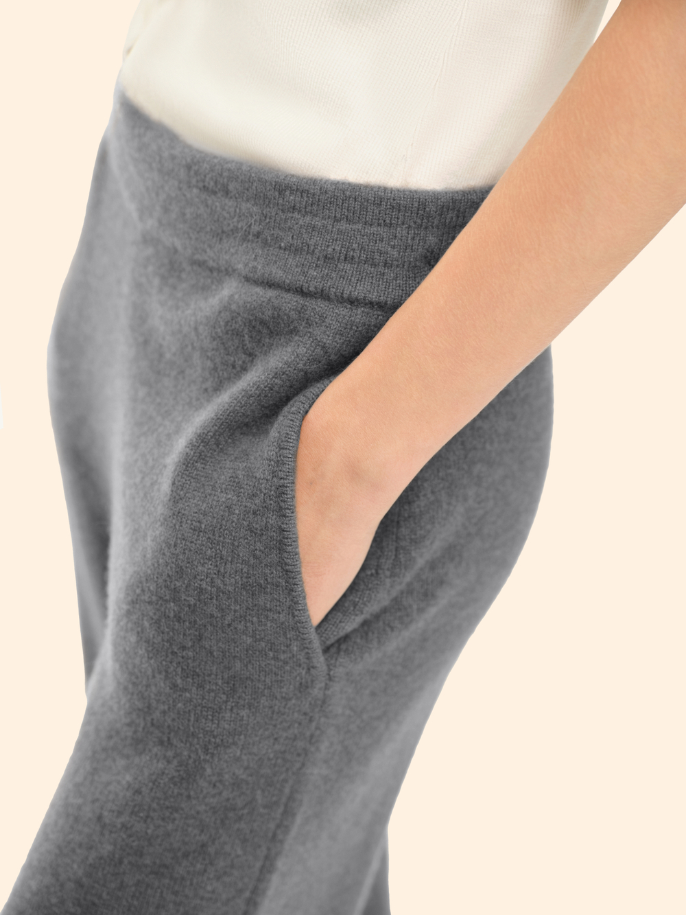 Брюки из кашемира (Ничего лишнего), серые