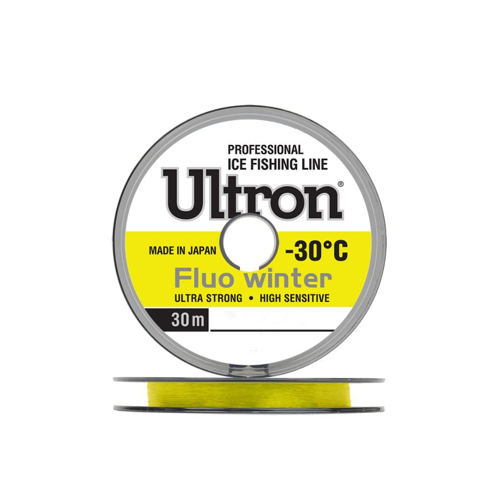 Монофильная леска для рыбалки ULTRON Fluo Winter