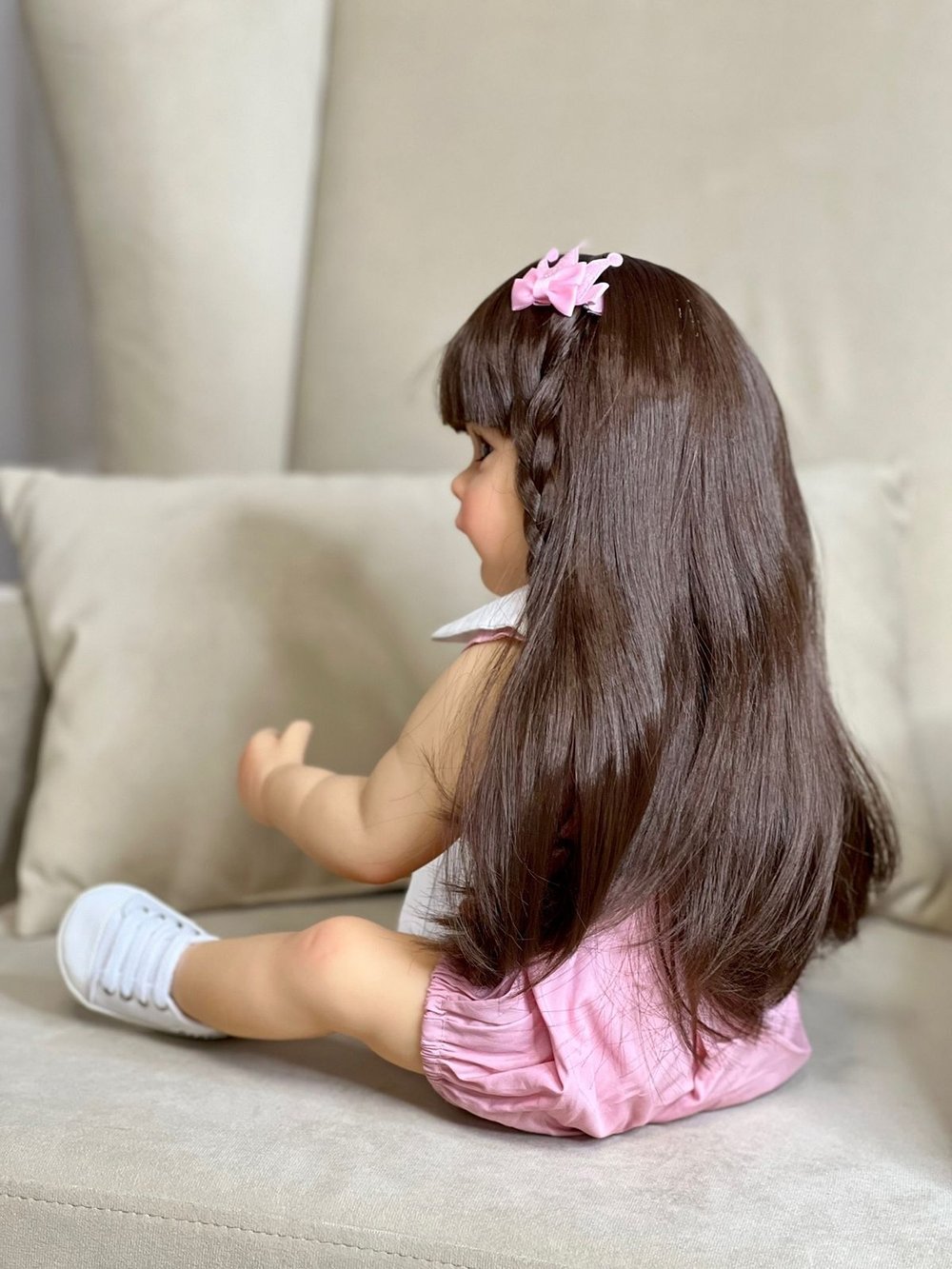 Кукла Реборн виниловая 55см в пакете (FA-171)