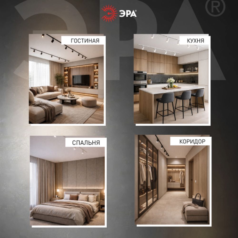 Шинопровод однофазный ЭРА TR-200-1PT WH 2м белый | Однофазный шинопровод и аксессуары