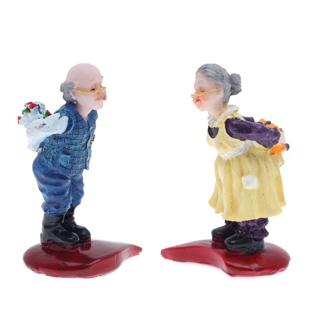 GAEM Фигурка декоративная "Бабушка/Дедушка" (блок 2 шт), L7 W5 H10,5 см, 2в.