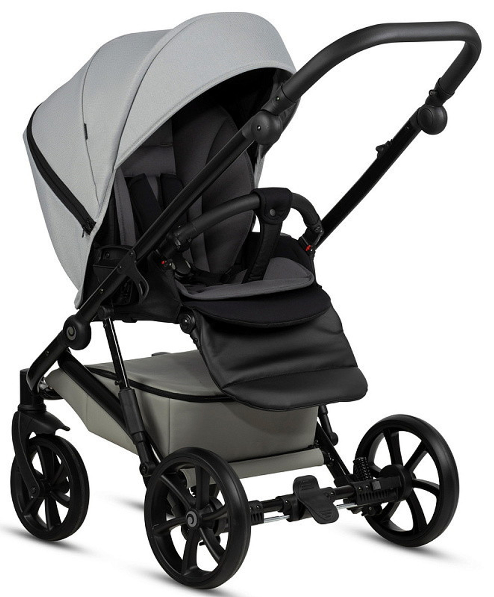 Детская коляска Tutis Viva 5 Plus Essential 2024 3 в 1 с автокреслом Elo Lux EduSky Black 1452058 Crystal