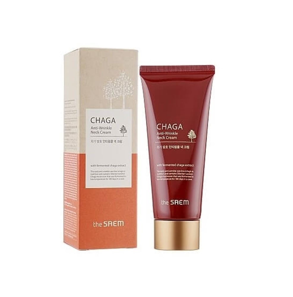 The Saem Крем для шеи антивозрастной Chaga Anti-Wrinkle Neck Cream, 100 мл