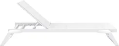 Шезлонг алюминиевый Tropic, белый