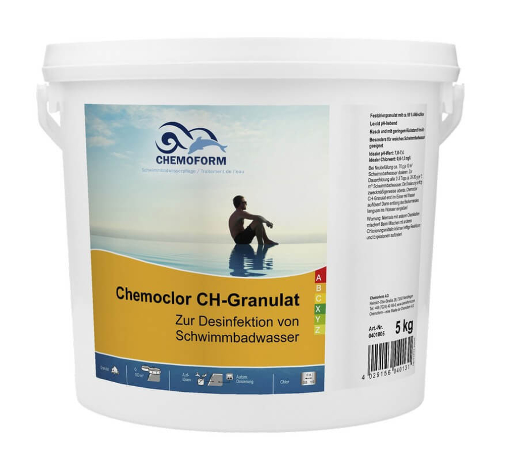 Кемохлор СН гранулированный 5 кг, без стабилизатора, Chemoform (0401005)
