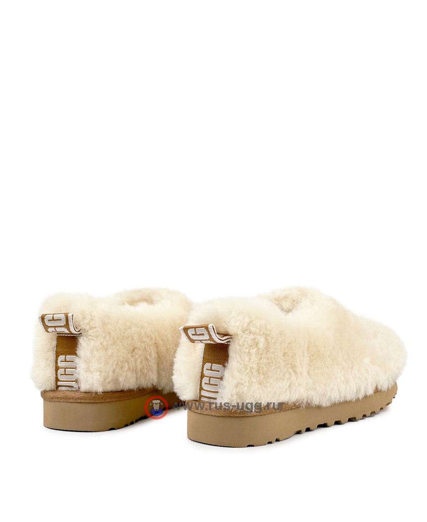 HAILEY FLUFF SLIPPERS Natural
