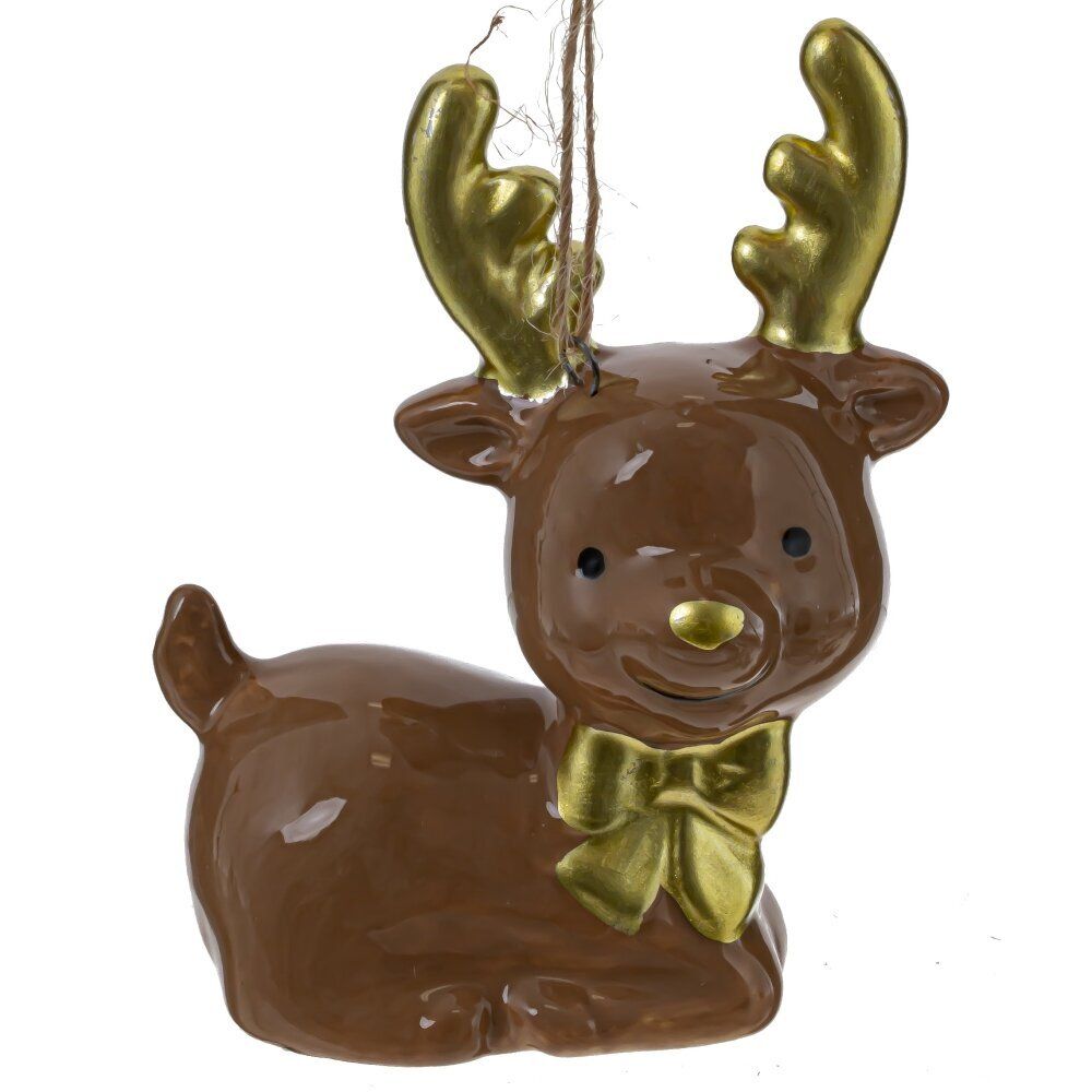 GAEM Фигурка декоративная подвесная "Олень", L5,5 W3 H7 см, 2в.