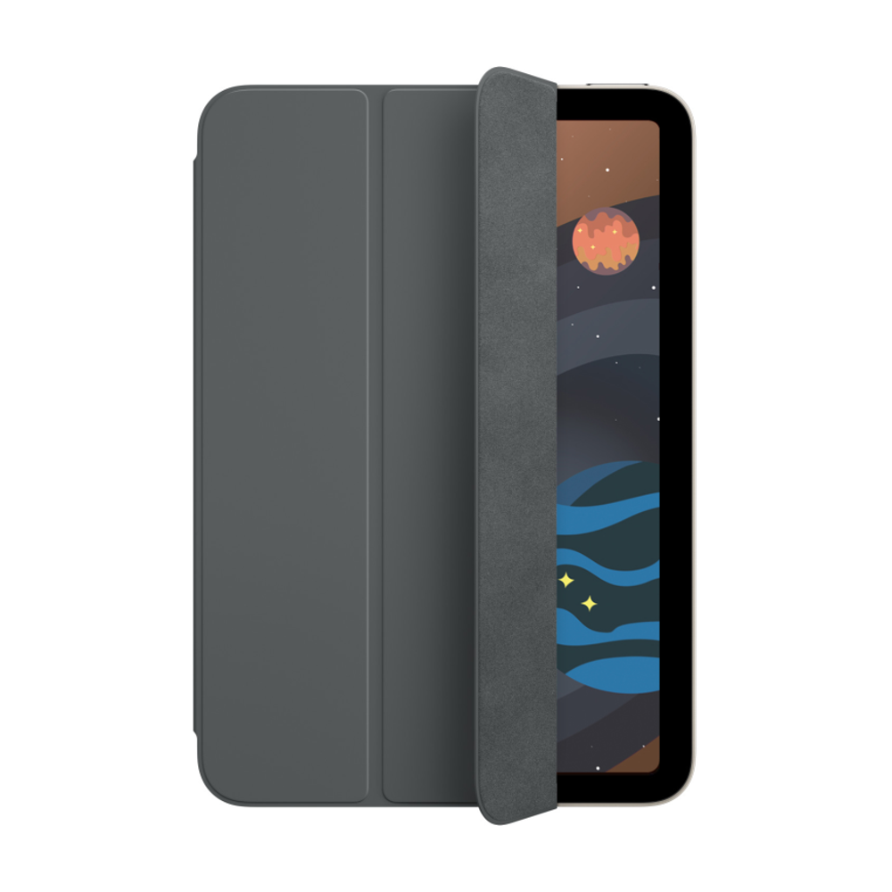 Обложка Apple Smart Folio для iPad mini (A17 Pro | 2024) и 6-го поколения (2021), Графитовый