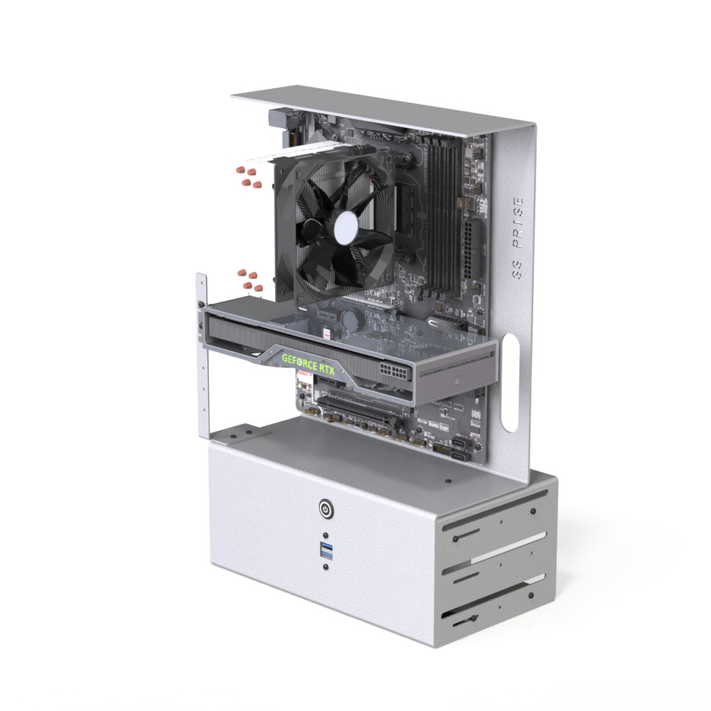 Компьютерный корпус SSPRISE SS060621 LITE/ Открытый стенд/ Открытый корпус
