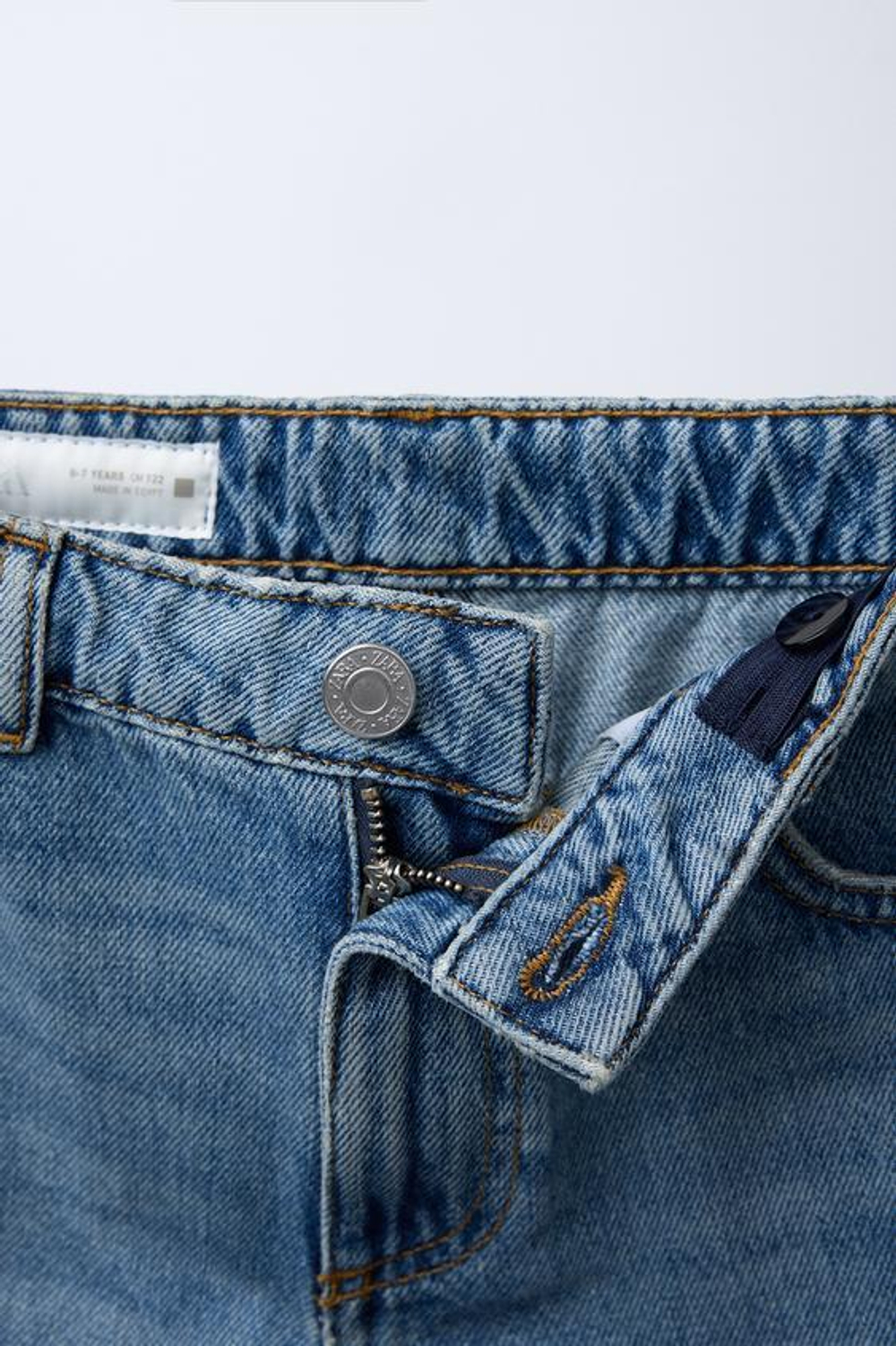 ZARA ДЖИНСЫ RELAXED BAGGY, СИНИЙ