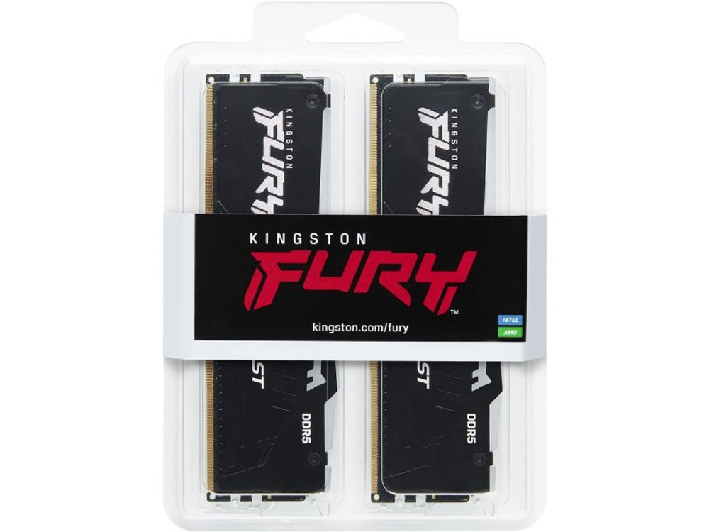 Оперативная память Kingston Fury KF556C36BBEAK2-64, DDR5 2х 64ГБ 5600 МГц, DIMM, RTL