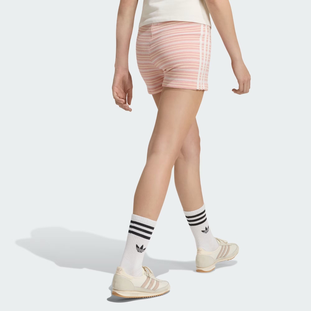 ШОРТЫ-БОТИНКИ ADIDAS ORIGINALS SUMMER GLOW С ПОЛОСКАМИ - ADIDAS
