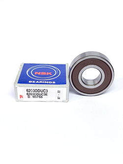 Подшипник NSK 6203DDUC3E 17х40х12 мм к-т 2 шт.