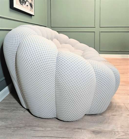 Двухместный диван Bubble 176 см, серый