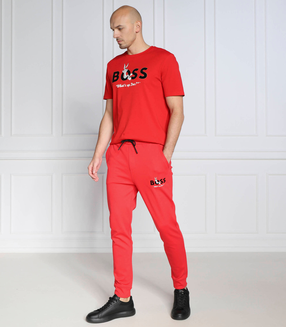спортивные штаны boss x looney tunes hare BOSS BLACK - красный(50486309)