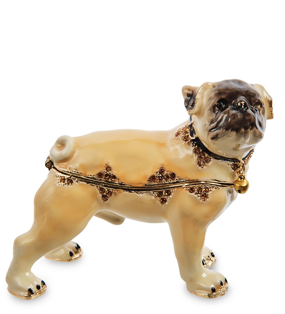 Nobility JB- 42 Шкатулка «Собака мопс»
