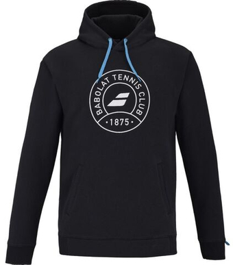 Мужская теннисная кофта Babolat Exercise Hood Sweat Men - черный