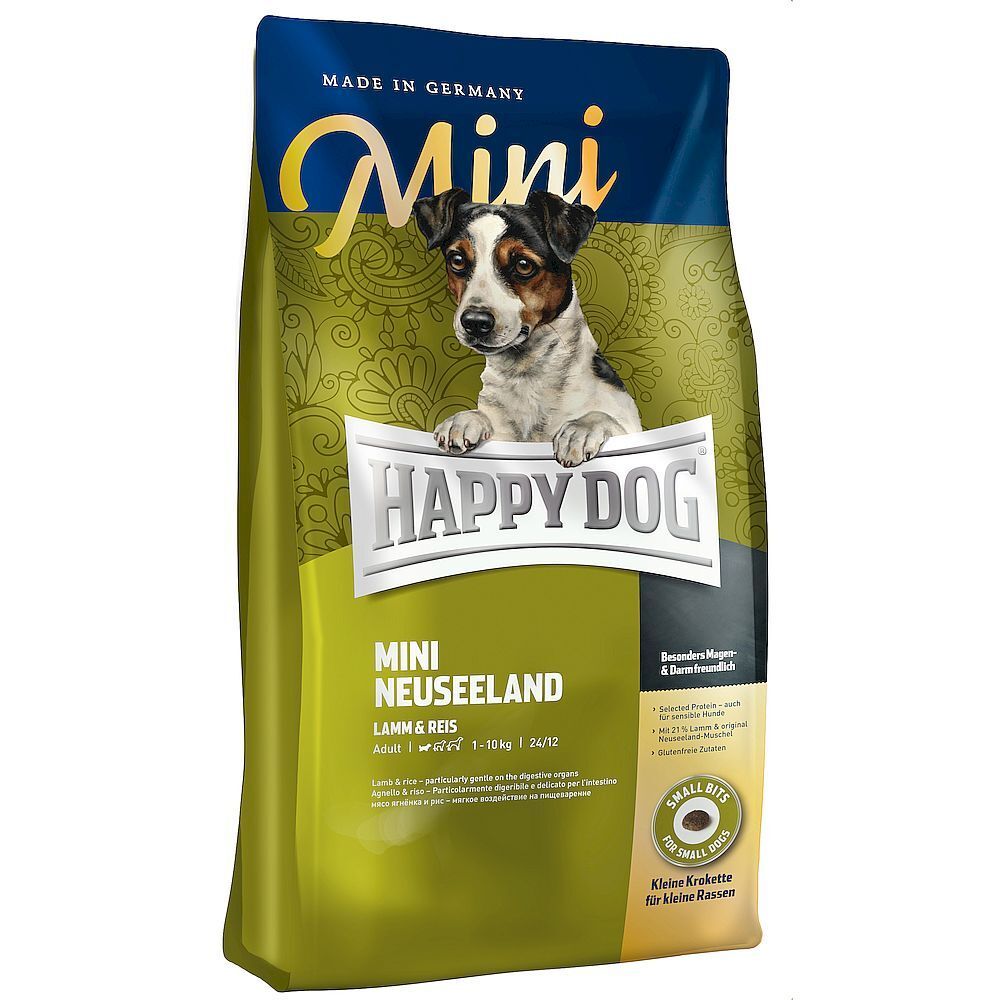 Happy Dog Supreme - Mini Neuseeland корм для собак мелких пород с ягненком 1 кг