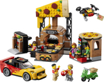 Конструктор Лего Сити Опыт доставки пиццы на автомобилях 60496 | LEGO City Pizza Delivery Experience 494 детали | 6+