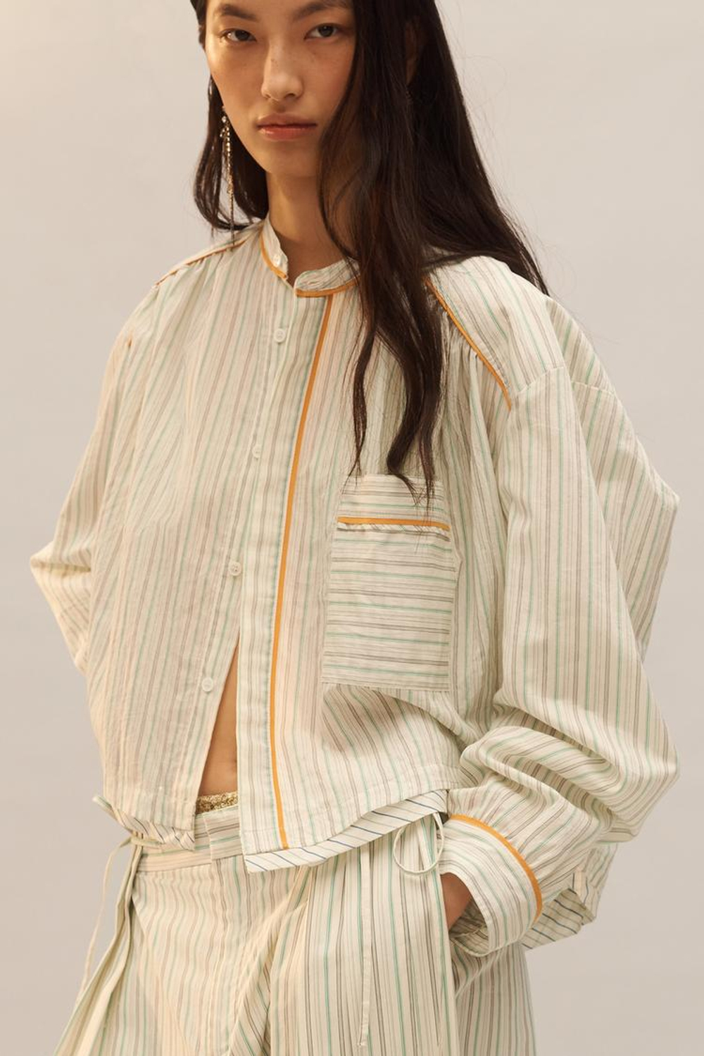 ZARA РУБАШКА В ПОЛОСКУ - LIMITED EDITION, ПОЛОСКИ