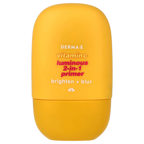 DERMA E, праймер с витамином C для сияния, 2 в 1, для всех типов кожи, 30 мл (1 жидк. унция)
