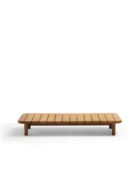 Журнальный столик Turqueta из массива тика, 140x70 см