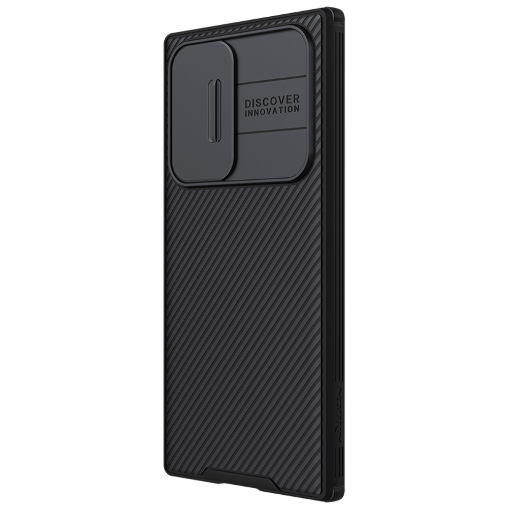 Чехол с защитной шторкой для задней камеры от Nillkin для Samsung Galaxy S22 Ultra, серия CamShield Pro Case