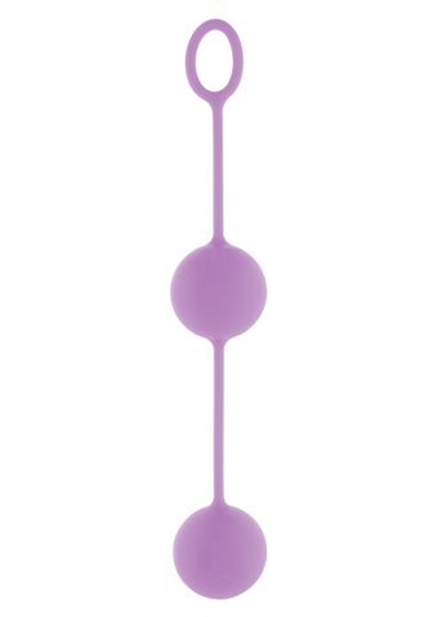 Фиолетовые вагинальные шарики ROCK & ROLL BALLS (Цвет: фиолетовый)