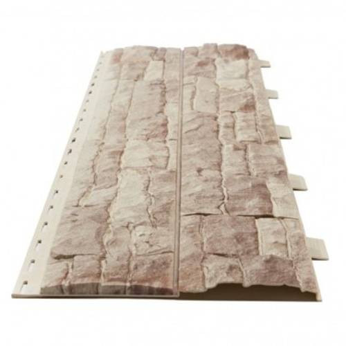 Панель фасадная Доломит Скалистый риф Люкс Коралл 2000х210 мм