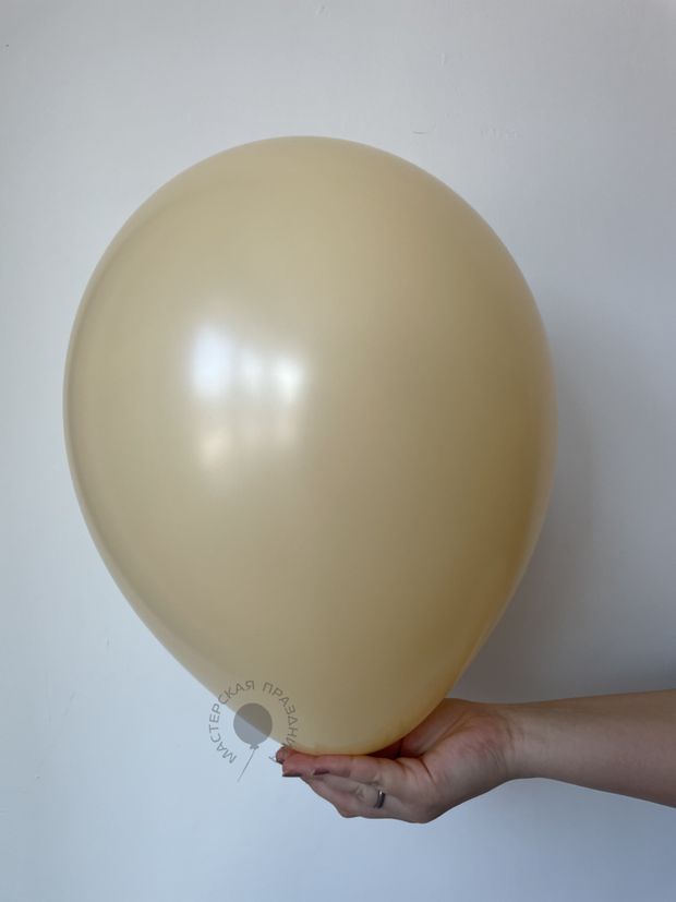 S Шар пастель 12'' / 30 см №21 персиковый (БГ-17)