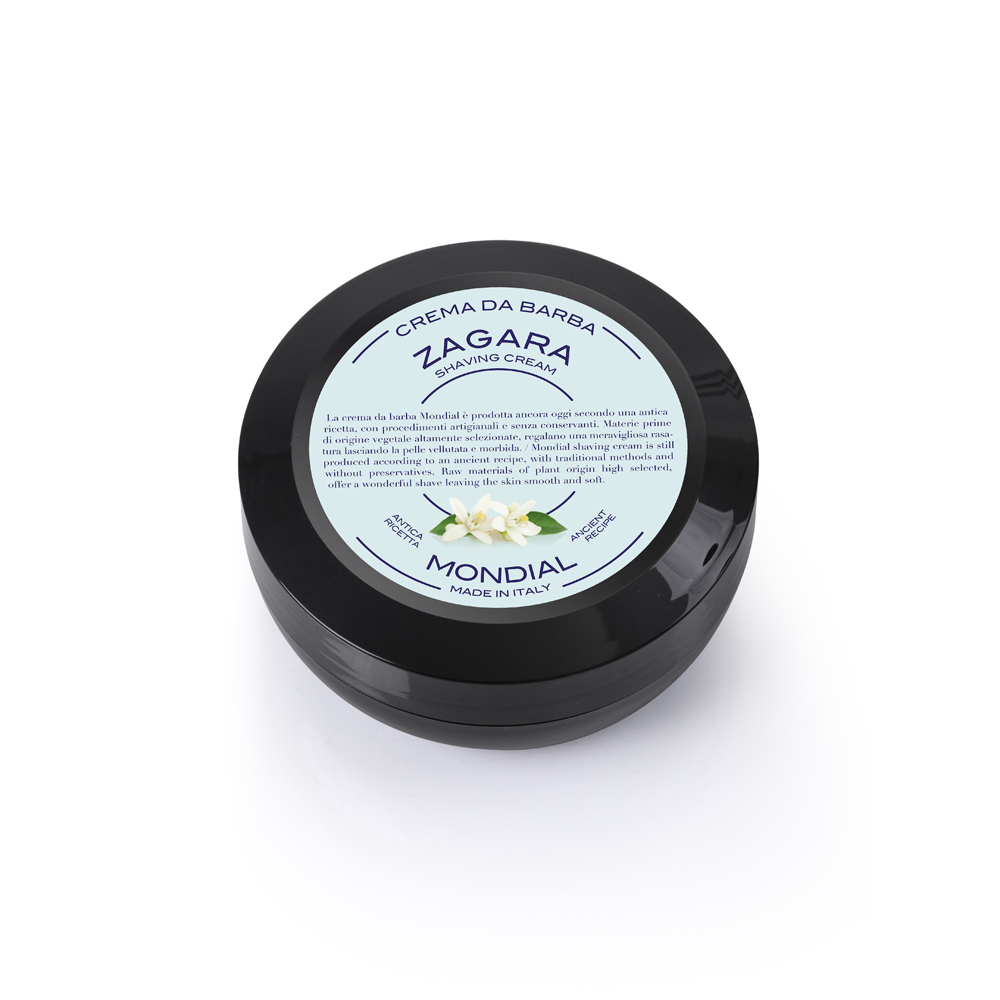 Фото крем для бритья Mondial  ""ZAGARA" с ароматом флёрдоранжа пластиковая чаша 75 мл