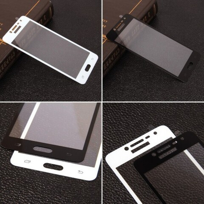 Защитное стекло для Samsung Galaxy J2 Prime на полный экран, 009288 Белый