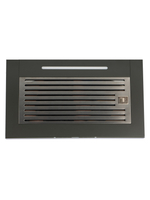 Вытяжка кухонная MACBI Perfa-60G-baf (GREY) серый, D150мм, 1200м3/ч, полновстраиваемая, мотор 230Ватт, стекло 60см, сенсорное управление + управление жестами