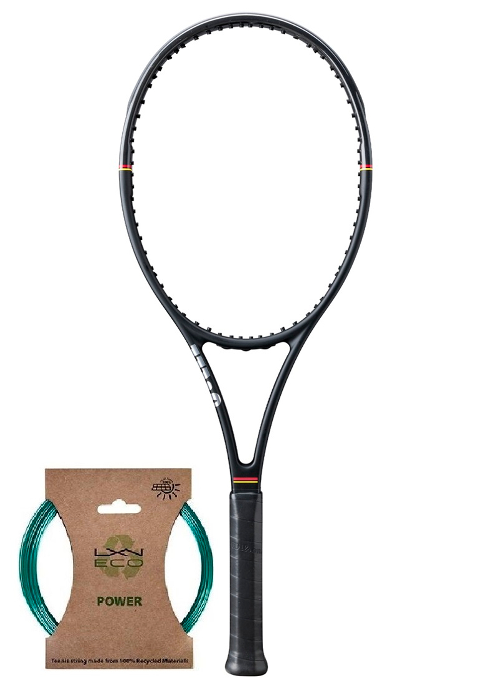 Теннисная ракетка Wilson Pro Staff 97L Classic - black + струны