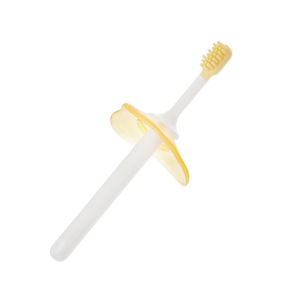 Mum&amp;Baby зубная щётка детская с ограничителем, силикон, цвет МИКС