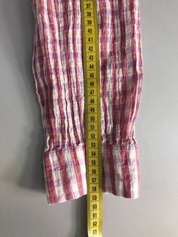 Блузка Mango в стильную клетку, маркировка М, визуально на 46 размер