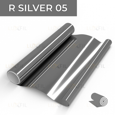 Пленка зеркальная R SILVER 05 LUXFIL, рулон (размер 1,524x30м.)