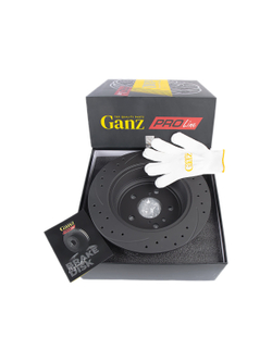 Диск тормозной задний перфорированный PRO-LINE с покрытием комплект LEXUS RX-330 GANZ GIJ06127S