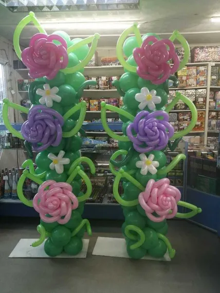 Стойка с розами 2 метра ( шт)