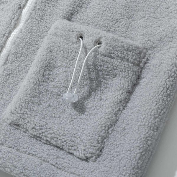 Куртка Furry HTF Big Logo Пыльно-Синяя - фото 7