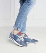 Кожаные кроссовки trpx Philippe Model - темно-синий (TZLU)