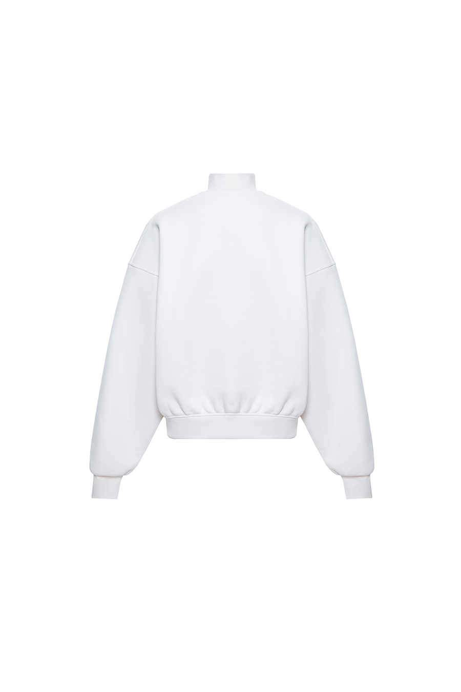 Свитшот на короткой молнии Белый