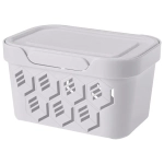 Ящик с крышкой универсальный deluxe, 189х110 мм, 1,9л (серый)