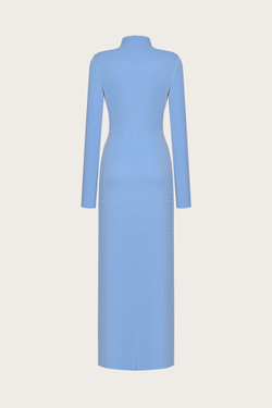 ПЛАТЬЕ-ФУТЛЯР ИЗ ВИСКОЗНОГО ТРИКОТАЖА С ЛЮРЕКСОМ