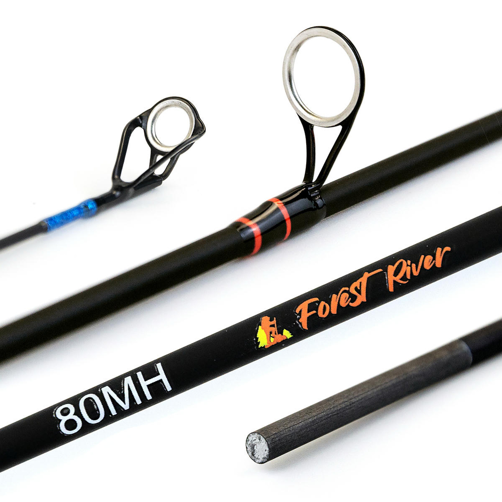 Зимняя разборная удочка Forest River VIB Fan Zander 80MH