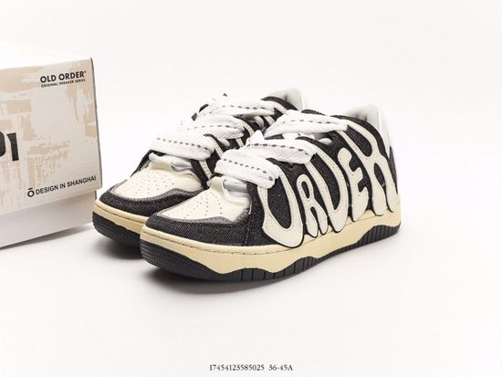 Кроссовки Old Order Skater 001 Black/White