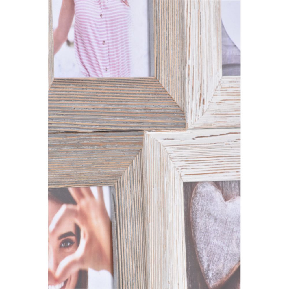 Innova PI01490 фоторамка 6 фото, 6x10*15cm Washed wood , дерево | Innova
