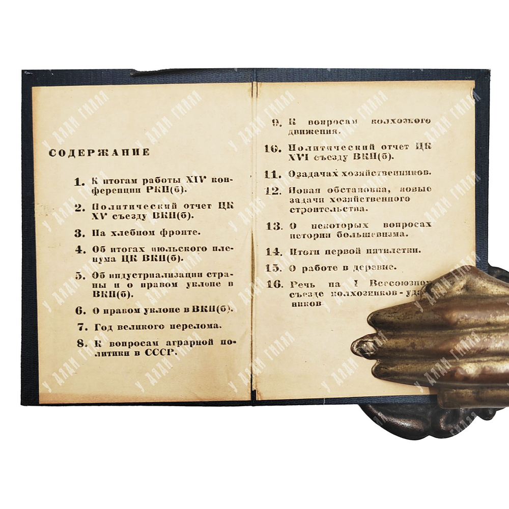 Сталин И. В. В развернутое социалистическое наступление по всему фронту. Доклады, речи, статьи. В 16