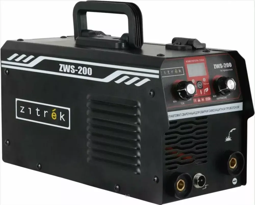 Сварочный полуавтомат Zitrek ZWS-200, MMA/MIG без газа, 200А + проволока 0.5 кг (051-4693)